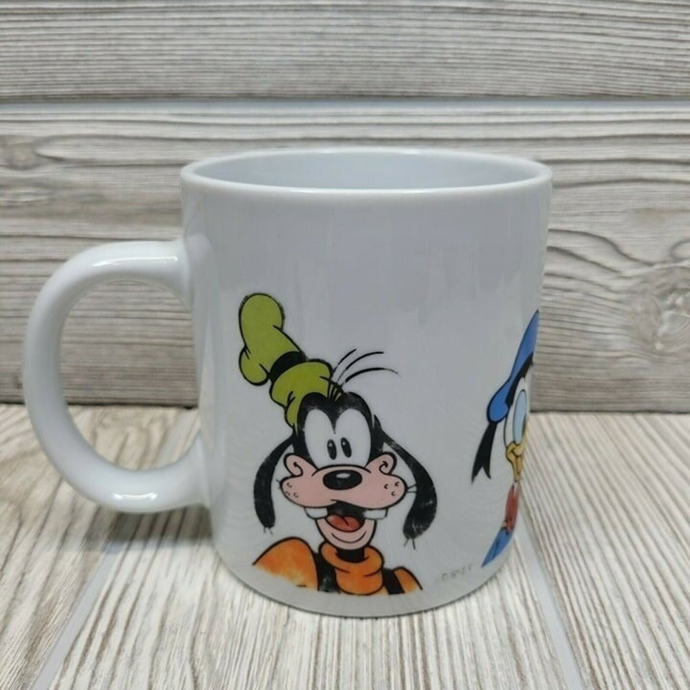 Disney Walt Disney World Coffee Mug Cup Mickey Minnie Pluto Donald‎ Goofy Vtg - Picture 5 of 7